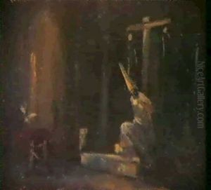 Escena De La Inquisicion & El Sacamuelas by Eugenio Lucas Villamil