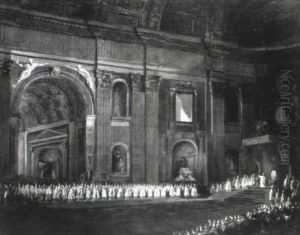 Ceremonie Religieuse by Eugenio Lucas Villamil