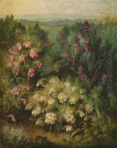 A Still Life Of Heathers And Dragon Fly by Albert Durer Lucas