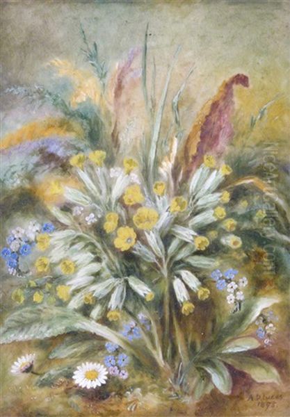 Cowslips, Daisies And Veronica - view 1
