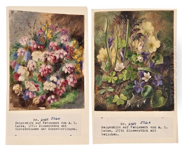 Violets And Clover (+ Cross-leaved Heath And Butterflies; 2 Works) - view 1