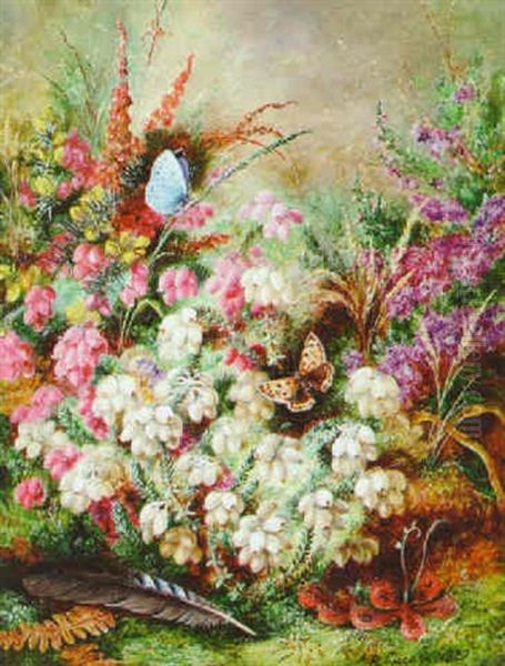 Heather And Butterflies - view 1