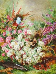 Heather And Butterflies by Albert Durer Lucas