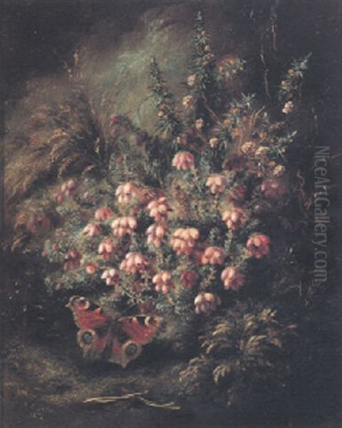 Still Life With Heather And Peacock - view 1