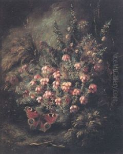 Still Life With Heather And Peacock