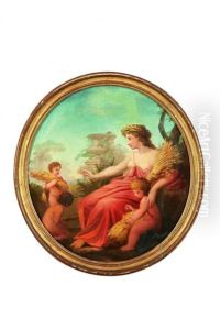 Allegorie De L'automne Et Allegorie De L'ete (pair) by Auger Lucas