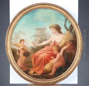 Allegorie De L'automne Et Allegorie De L'ete (pair) by Auger Lucas