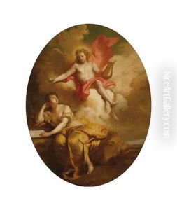 Apollon Et Une Muse by Auger Lucas