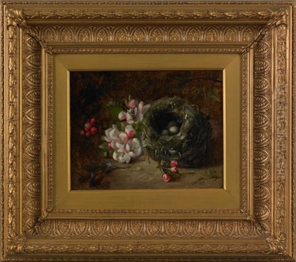 A Bird Nest And Flowers - view 1