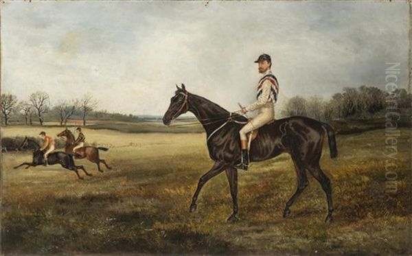 Jockey Et Pur Sang Arabe - view 1
