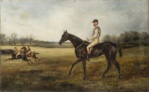 Jockey Et Pur Sang Arabe by Henry Frederick Lucas-Lucas