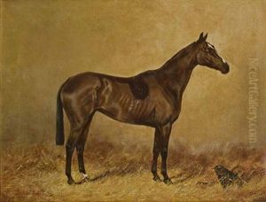 Indian Lady With Cat, In The Stable by Henry Frederick Lucas-Lucas