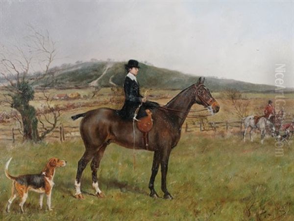 Lady On Horseback, Mrs R. Burn On Sparklet - view 1
