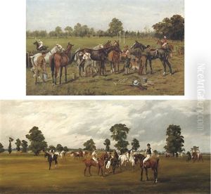 After The Chukka At Rugby (+ Polo At Rugby; 2 Works) by Henry Frederick Lucas-Lucas