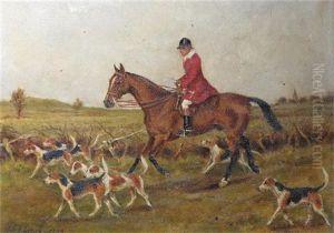 Hunting Scene (+ Another; Pair) by Henry Frederick Lucas-Lucas