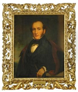 Portrait Of Richard Gunnell (c.1807-1872) by John Lindsay Lucas
