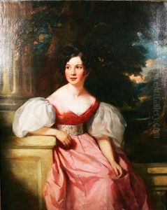 Portrait Of Mrs. William Clinton Andrews by John Lindsay Lucas