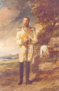 His Royal Highness George Prince Of Wales In Prussian Military Uniform