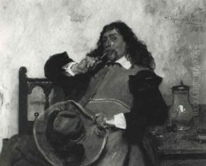 Good Smoke by John Seymour Lucas