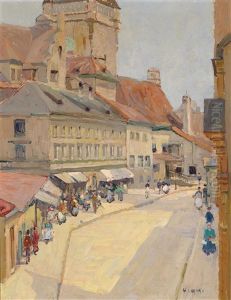 Am Marientor by Wilhelm (Willy) Lucas