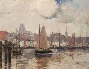 View Of Dordrecht by Wilhelm (Willy) Lucas