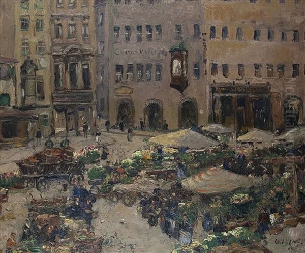 At The Viktualienmarkt In Munich - view 1