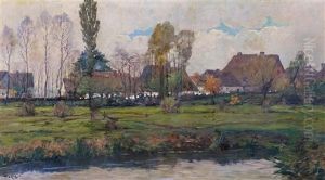 Dorf In Der Nahe Von Paderborn by Wilhelm (Willy) Lucas