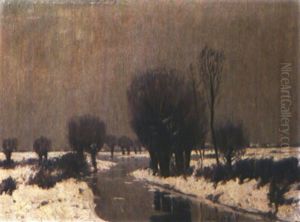 Winterliche Bachlandschaft