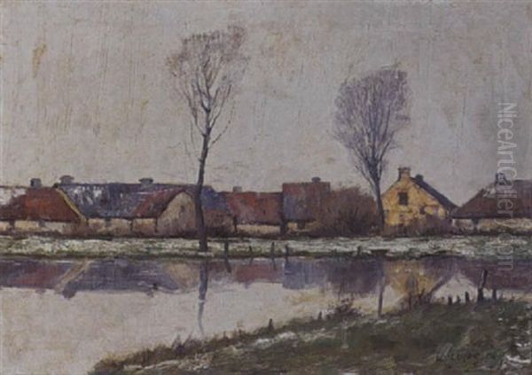 Farmhouses Near The Waterside - view 1