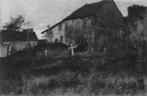 Dorffriedhof by Wilhelm (Willy) Lucas