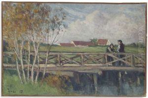 Le Pont D'herville, Le Petit Bras De Seine Le Pont D'herville, Le Petit Bras De Seine