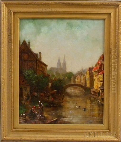 Dutch Village Scene - view 1
