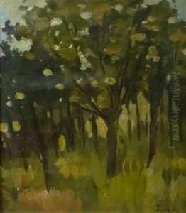 Trees In The Forest by Stefan Luchian