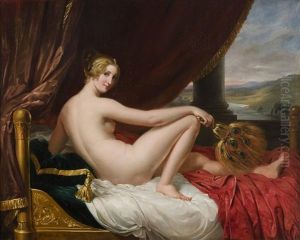 Reclining Nude by Pietro Luchine