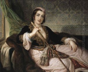 Dame Phanariote De Constantinople by Pietro Luchine