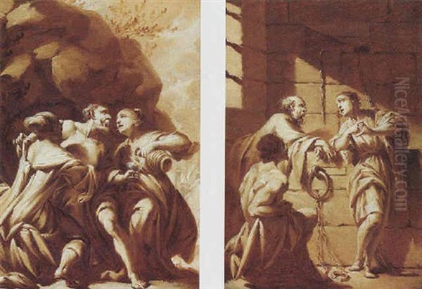 Lot And His Daughters - view 1