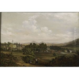 Depicting The Moravian Church In Bethlehem Pennsylvania
