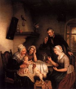 A Happy Family by Frans Josef Luckx