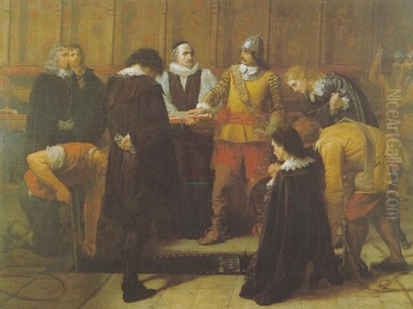 The Burial Of Charles I At St. George's  Chapel - view 1