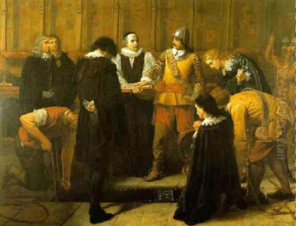 The Burial Of Charles I At St. George's Chapel - view 1