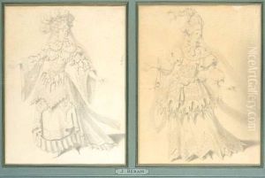 Etudes De Costumes De Theatre by Jean I Berain