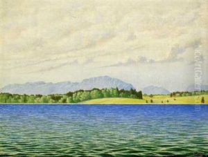 Voralpenlandschaft. Kochelsee(?)