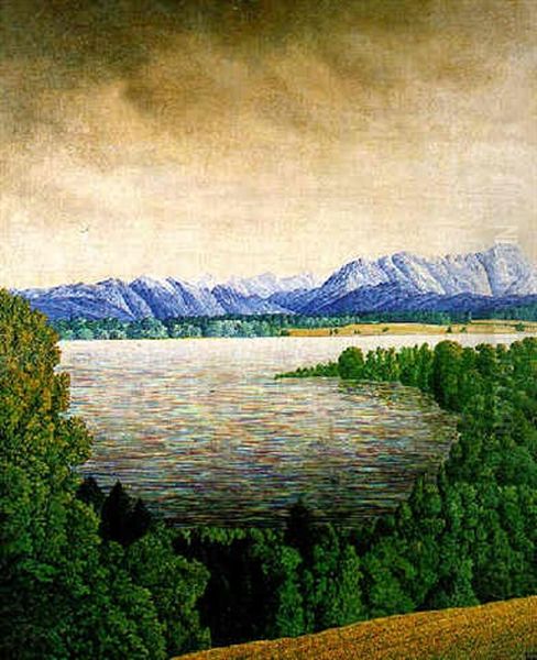 An Extensive Lake Landscape - view 1