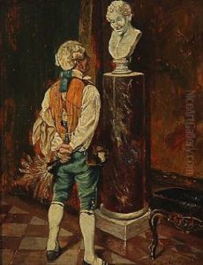 A Lackey Looks At A Bust by Albert Ludovici Jr.
