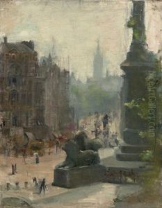 Trafalgar Square by Albert Ludovici Jr.