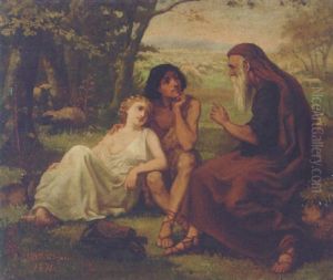 Shepherds Conversing With An Old Man