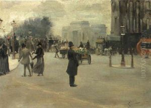 Hyde Park Corner by Albert Ludovici Jr.