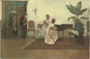 The Recital by Albert Ludovici Sr.