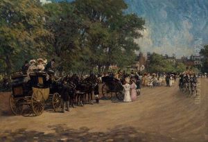 The Four-in-hand, Hyde Park by Albert Ludovici Sr.