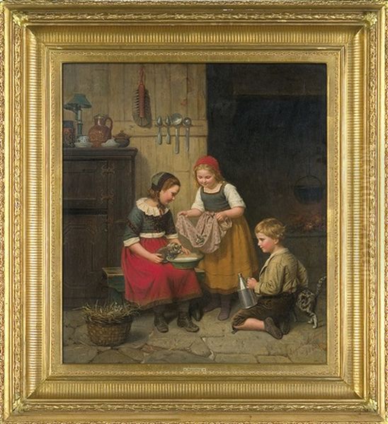 Children And Cats - view 1